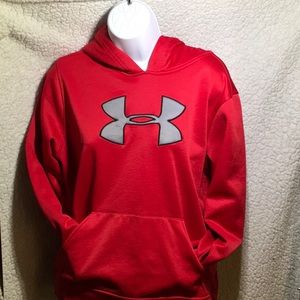 Under Armour youth xl red sweatshirt